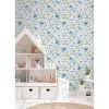 RoomMates Flower Market Blue Peel and Stick 1pc Wallpaper - 4 of 4