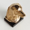 Plum & Post Distinguished Dog Bust Sculpture - Handcrafted - 3 of 4