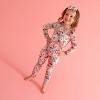 Girls Briana Classic Pajama Set - Posh Peanut - 4 of 4
