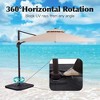 Hyleory 120'' Square Cantilever Umbrella - 3 of 4