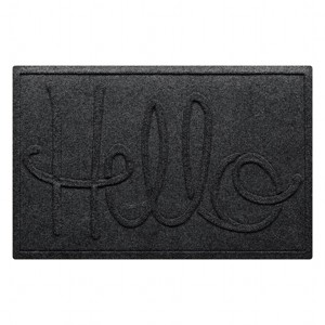 Bungalow Flooring 2'x3' WaterHog Simple Hello Indoor/Outdoor Doormat - 1 of 4