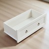 Farmhouse 7-Drawer Dresser Storage Cabinet with Barn Door Design, Rustic Wood TV Stand Sideboard for Bedroom, Living Room, Hallway - 4 of 4