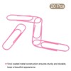Unique Bargains Large Size Metal Prevent Tearing Pages Home Office Paper Clip 20 Pcs - 3 of 4