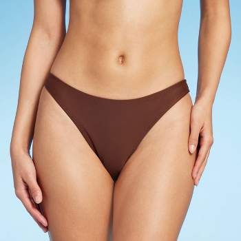 Women's High Leg Extra Cheeky Bikini Bottom - Wild Fable™