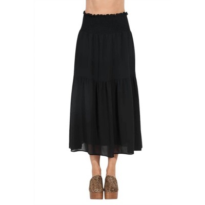 Women's Chiffon Midi Skirt - Veronica M