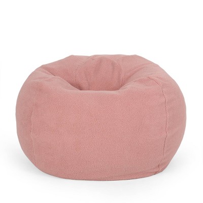 Wibaux Modern 3 Foot Shearling Bean Bag - Christopher Knight Home