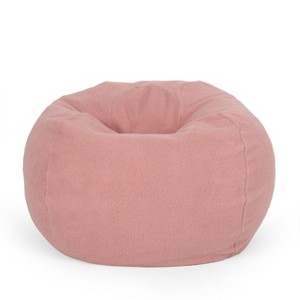 Wibaux Modern 3 Foot Shearling Bean Bag - Christopher Knight Home - 1 of 4