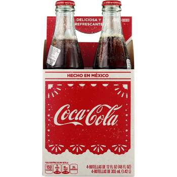 Coca-Cola de Mexico - 4pk/12 fl oz Glass Bottles