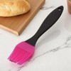 Unique Bargains Pastry Brush 28g Large Handle Brush Color Block Dishwasher Safe Silicone PP 7.87"x1.57" 1Pcs - 2 of 4