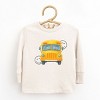 The Juniper Shop SmileyWorld Watercolor Bus Toddler Long Sleeve Tee - 2 of 4