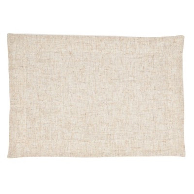 Natural Two Tone Linen Blend Table Placemats Set of 4