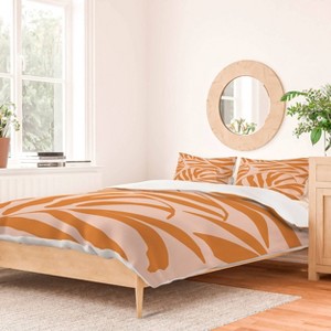 Deny Designs Jae Polgar Palm 4 King Duvet and Sham Set (2-3pc Set) - 1 of 4