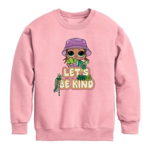 Boys' - LOL Surprise! - Let's Be Kind Plants Graphic Long Sleeve Fleece Sweatshirt - 1 of 4