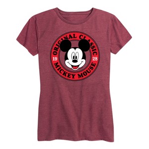 Women's - Disney - Mickey Original Classic Short Sleeve Graphic T-Shirt - 1 of 4