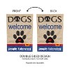 Evergreen Flag Dogs Welcome People Tolerated Garden Burlap Flag - 4 of 4