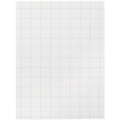 School Smart Graph Paper, 1 Inch Rule, 9 x 12 Inches, White, 500 Sheets