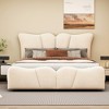 Full Size Upholstered Platform Bed with Headboard - 2 of 4