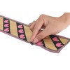 INSPIRE CHIC Women's Heart Contrast Color Striped Skinny Long Hair Ribbon Handbag Handle Wrap Scarves - 4 of 4