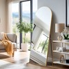Dovelina Modern Wood Frame Arched Mirror Decorative Wall Mirror - 3 of 4