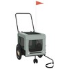 vidaXL Pet Bike Trailer Gray and Black Oxford Fabric and Iron 53.1" x 27" x 28.9" - 4 of 4