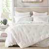 AENKYO All-Season Cotton Gauze Quilt, King 3-Piece Embroidered Crinkled Bedding, Lightweight Collection，comforter set - 4 of 4