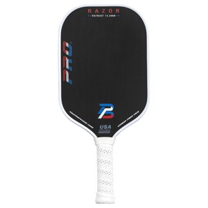 PBPRO 16.4'' Infinity Patriot 13.0 Raw Carbon Fiber Paddle Traditional Pickleball Paddle - Black - 1 of 4