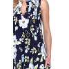 Women's Floral Printed Sleeveless Rosaleen Tunic - White Mark - 3 of 3