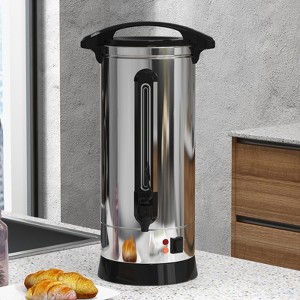 Coffee Dispenser, Stainless Steel Commercial Coffee Maker, Fast Brew Electric Hot Beverage Dispenser, Hot Water Urn for Church Meeting Rooms Party - 1 of 4