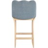 Meridian Furniture,Shaw Chenille Fabric Upholstered Counter Stool - 3 of 4