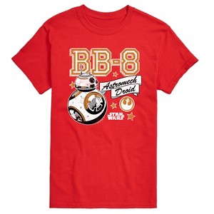 Men's Star Wars: The Force Awakens BB8 Short Sleeve Graphic T-Shirt - Red - 1X Big and Tall - 1 of 4