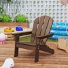 Tangkula 2PCS Kid's Adirondack Chair All-Weather HDPE Toddler Lawn Chair w/ Ergonomic Design - 4 of 4