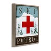 Stupell Industries Ski Patrol Rustic Cabin Sign, 25" x 25" - 3 of 4
