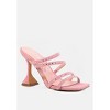 Face Me Studded Spool Heel Multi Strap Sandals Women - 2 of 4