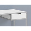 PAGED Simple Modern Computer Desk, 42" L Home Office Desk with Storage Drawer and Metal Legs for Office - 2 of 4