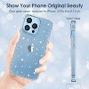 Entronix Glitter Clear Case for Apple iPhone 15 Pro Max, Crystal Clear Sparkly Bumper Cover - image 4 of 4