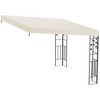 Outsunny 10' x 10' Outdoor Pergola Canopy, Metal Patio Canopy with Drainage Holes for Backyard, Garden, Porch - 4 of 4