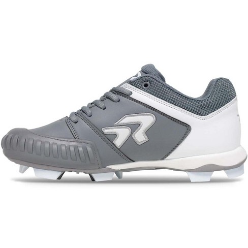 Ringor Flite Women s Softball Cleats With Pitchers Toe Sz 10.5 Charcoal White Target