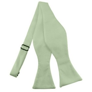 Men's Solid Color 2.75" x 4.75"  Adjustable 16" - 22" Self-Tie Bow Tie for Tuxedo & Wedding - 1 of 3