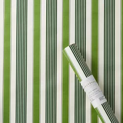 20 sq ft Striped Gift Wrap Green - Wondershop™