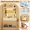 coucheta Dressers Stylish and Durable Vanity Table with Ample Storage - 4 of 4