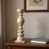 HomeRoots 29" Natural Floor Solid Wood Candle Holder - 2 of 4