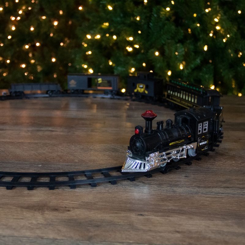 Northlight 16pc Battery Operated Lighted and Animated Classic Train Set with Sound, 2 of 6