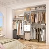 Besiost Closet System with 2 Drawers,Wardrobe Clothes Organizer with 4 Hanging Rods - 3 of 4