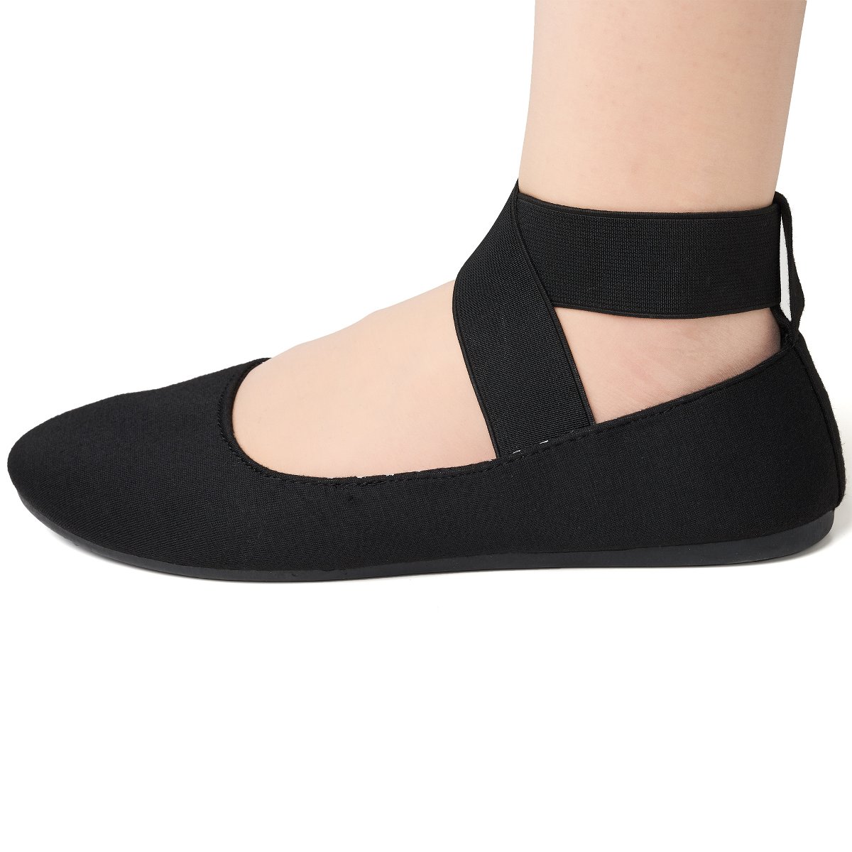 Женские туфли Alpine Swiss Peony Ballet Flats Shoes For Women Elastic Ankle Strap Flats Round Closed-Toe Slip On Loafers Padded for Comfort Runs Small — фото 4