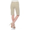 Rekucci Women’s Comfort Stretch Pull‑On Bermuda Shorts with Functional Pockets - 3 of 4