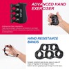 Bob and Brad Hand Grip Strengthener Kit with Counter (5 Pack), Forearm Workout Strength Trainer,Adjustable Resistance Exerciser - 4 of 4
