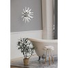 Elegant Lighting Sienna 18 inch crystal rod wall sconce in chrome - 2 of 4