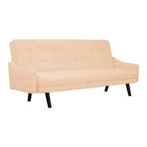 Oak Creek Click Clack Futon Sofa Bed Nude Pink - Handy Living