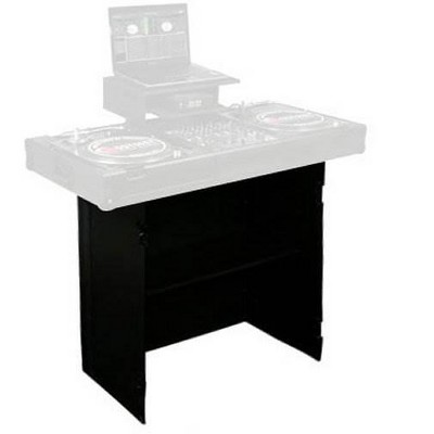 Odyssey FZF3336BL Flight Zone 33 x 36 Deluxe Black Foldout DJ Stand for Coffins
