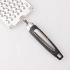 Unique Bargains Home Plastic Handle Vegetable Cheese Grater Zester Kitchen Slicers Silver Tone 1 Pc - 4 of 4
